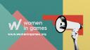 Discovery splash banner for Women in Games Discord server