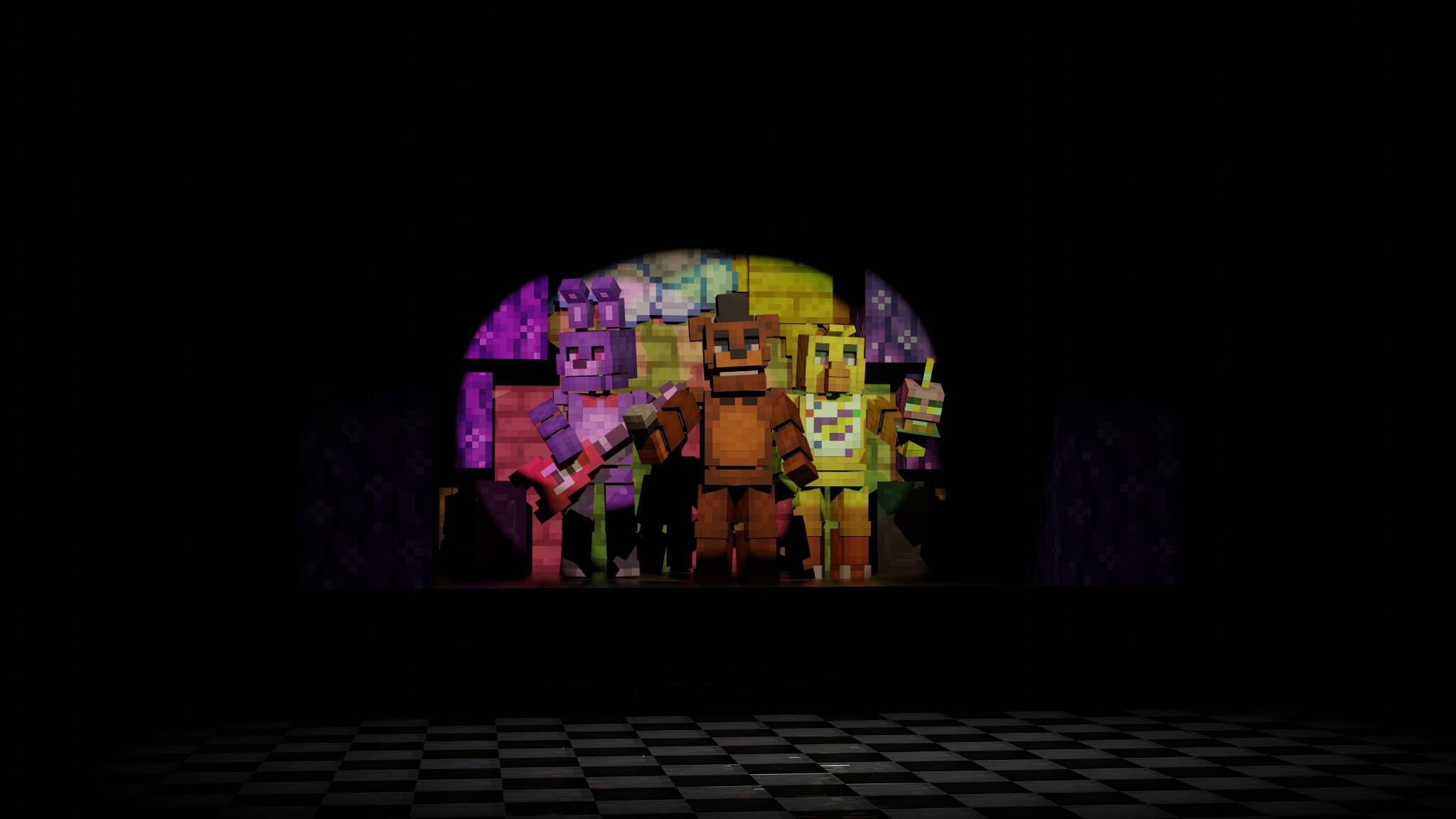 Discovery splash banner for The Five Nights at Freddy's Mod Community Discord! Discord server
