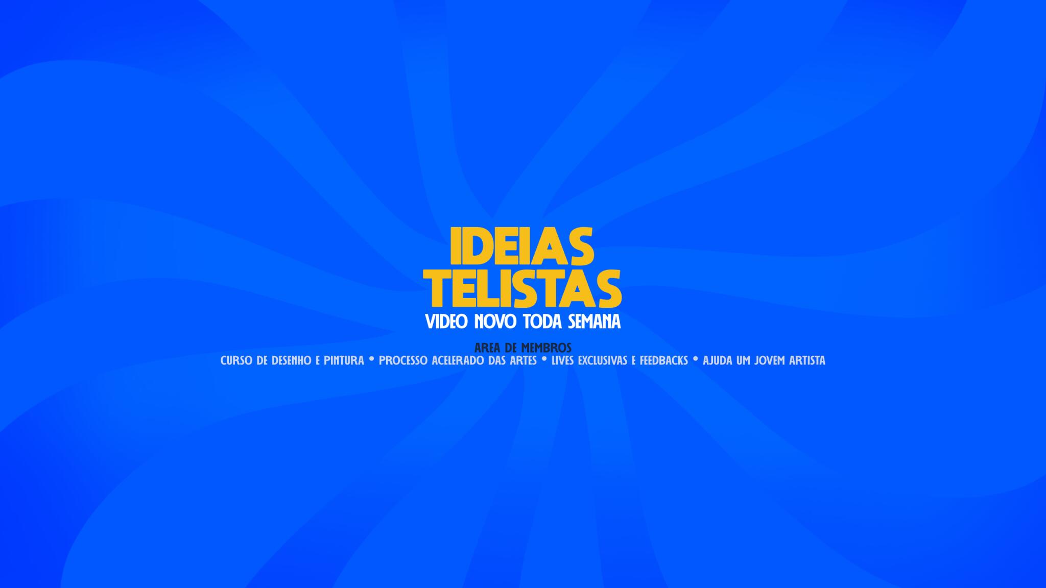 Discovery splash banner for Ideias Telistas Discord server