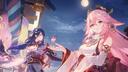 Discovery splash banner for Grand Narukami Shrine | Genshin Impact Discord server