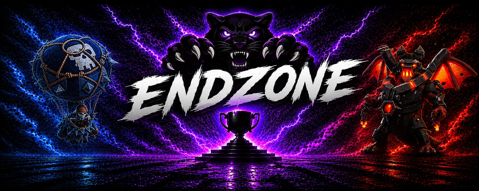 Discovery splash banner for Endzone Discord server