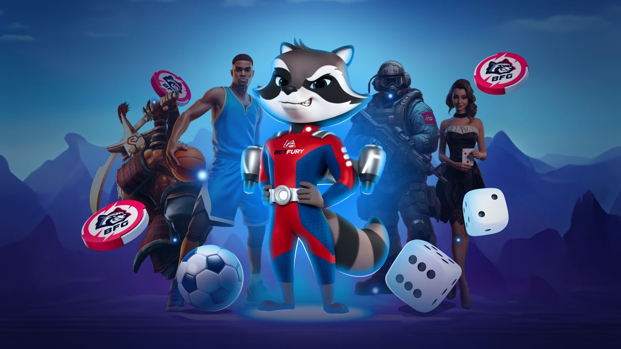 Discovery splash banner for BetFury Discord server