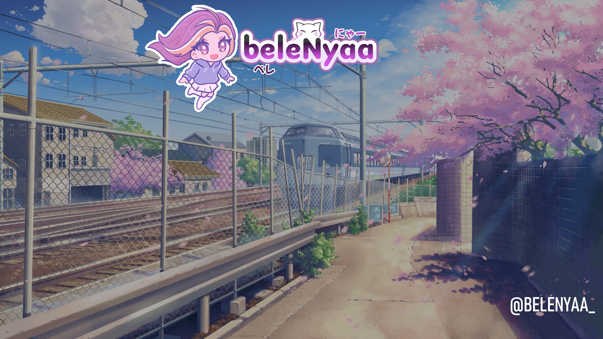 Discovery splash banner for beleNyaa 🌸 Discord server