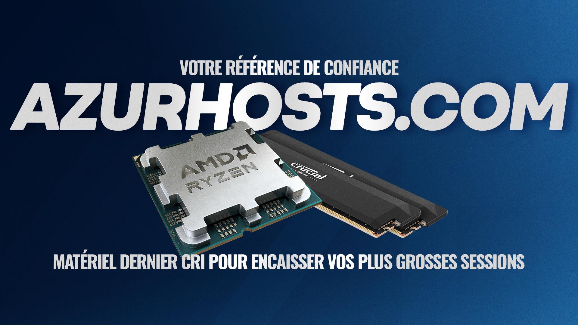 Discovery splash banner for AZURHOSTS - SERVEUR OFFICIEL Discord server