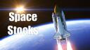 Discovery splash banner for Space Stocks 🚀 Discord server