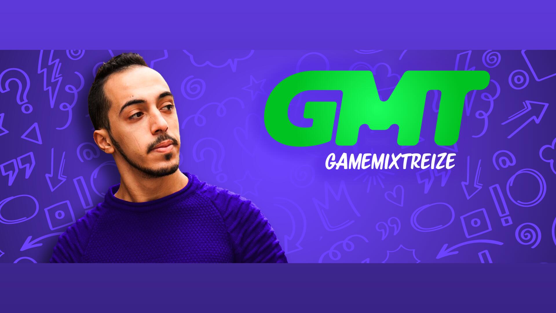 Discovery splash banner for GameMixTreize Discord server