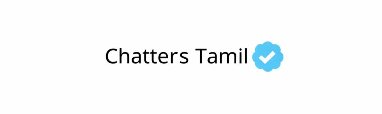 Discovery splash banner for Chatters Tamil Discord server