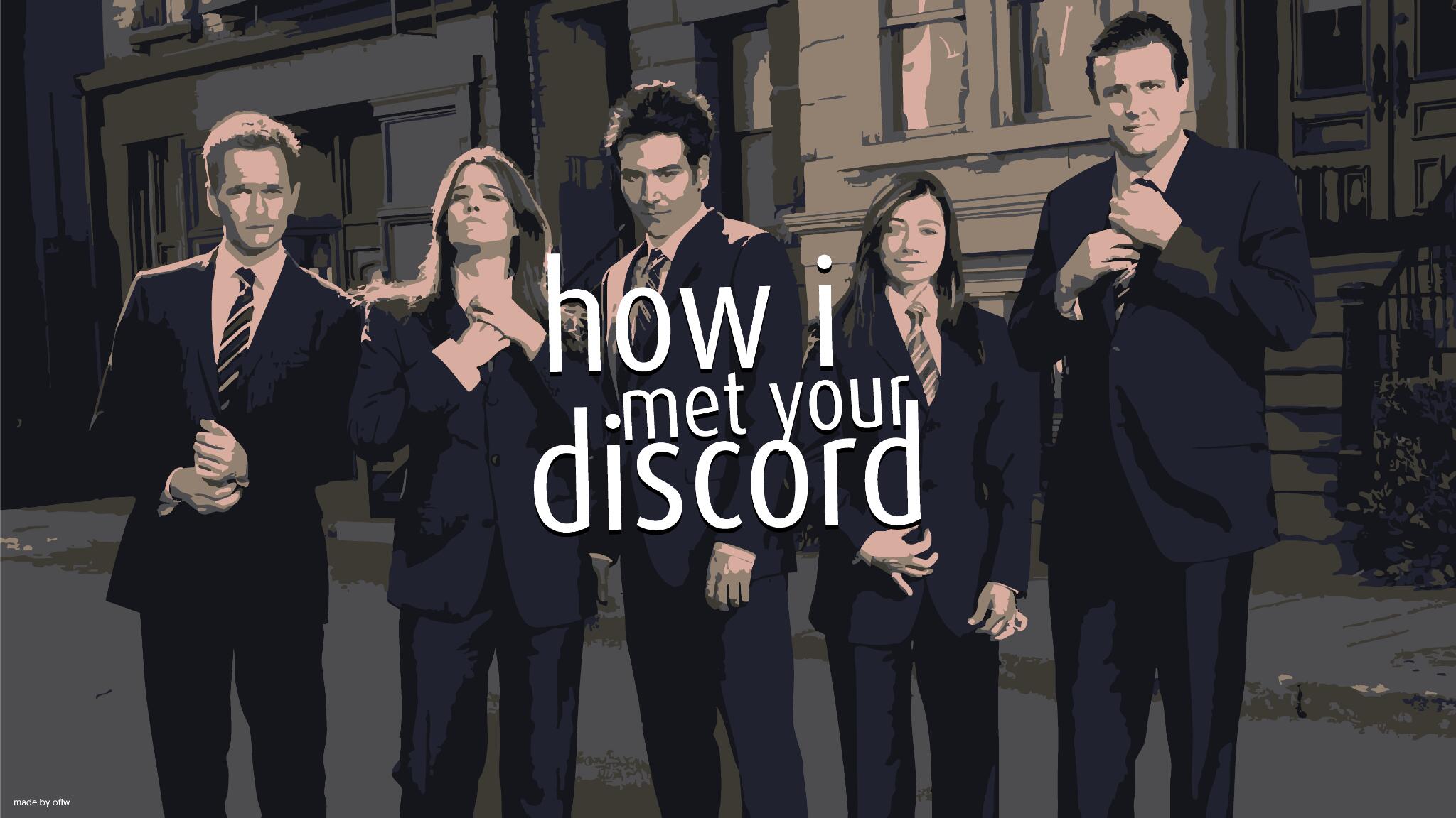Discovery splash banner for how i met your discord Discord server