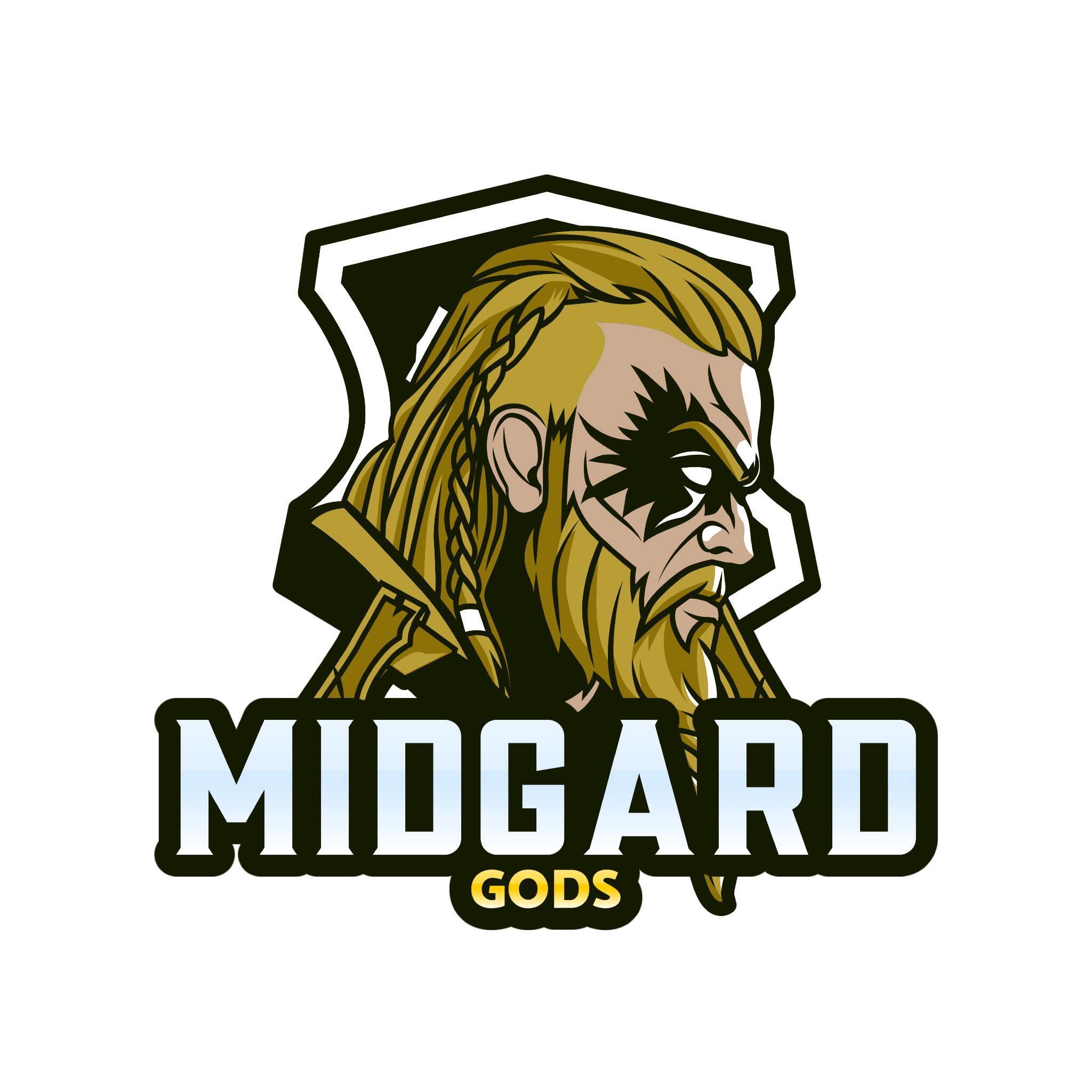 Discovery splash banner for Midgard Gods Discord server