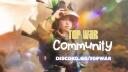 Discovery splash banner for Top War Community Discord server
