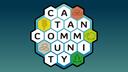 Discovery splash banner for Catan Community Discord server