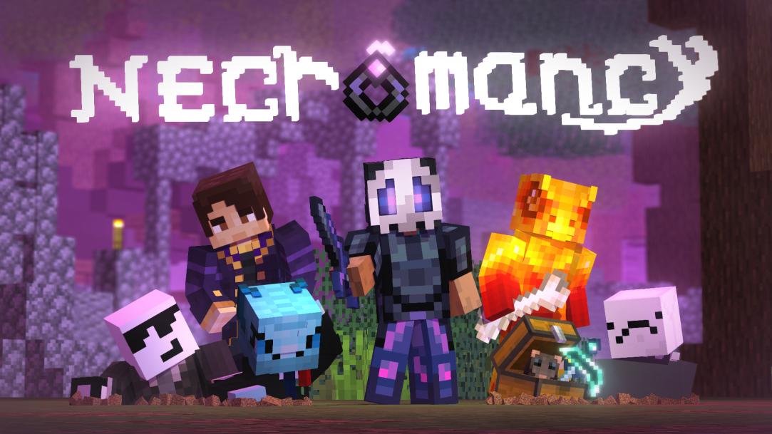 Discovery splash banner for Necromancy Discord server