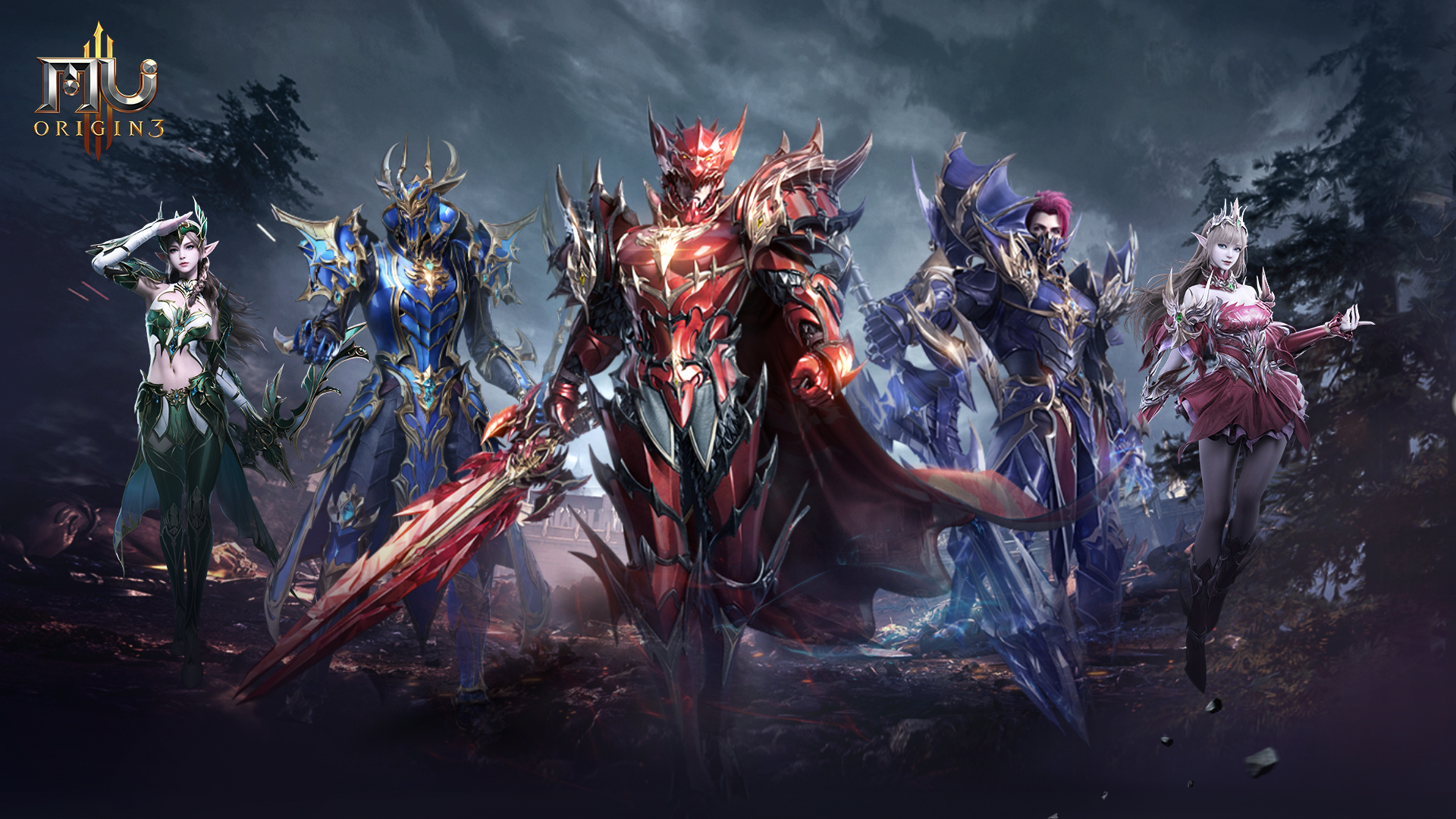 Discovery splash banner for MU ORIGIN 3 Official Discord server