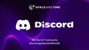 Discovery splash banner for Space and Time Discord server