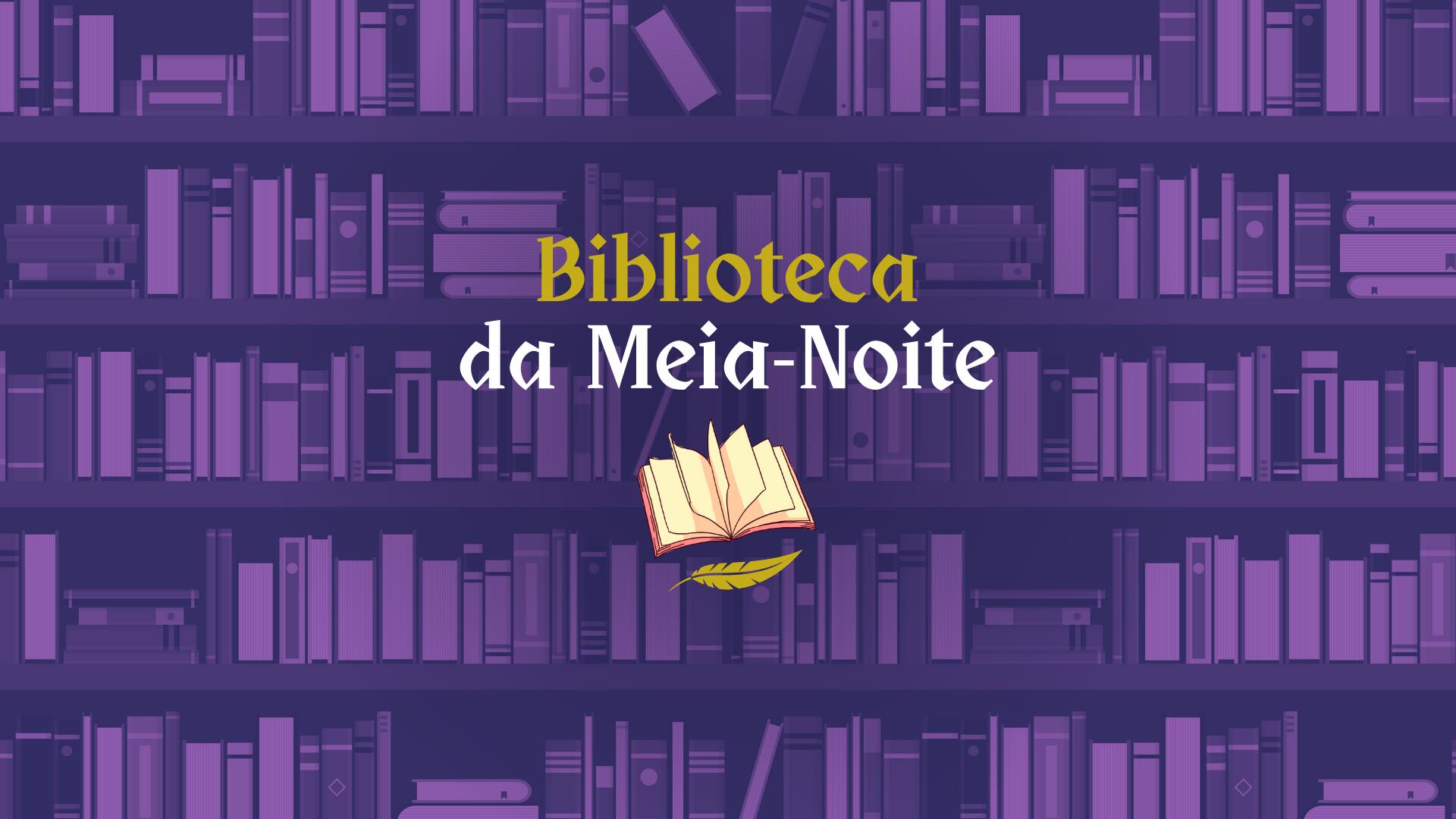Discovery splash banner for Biblioteca da Meia-Noite Discord server