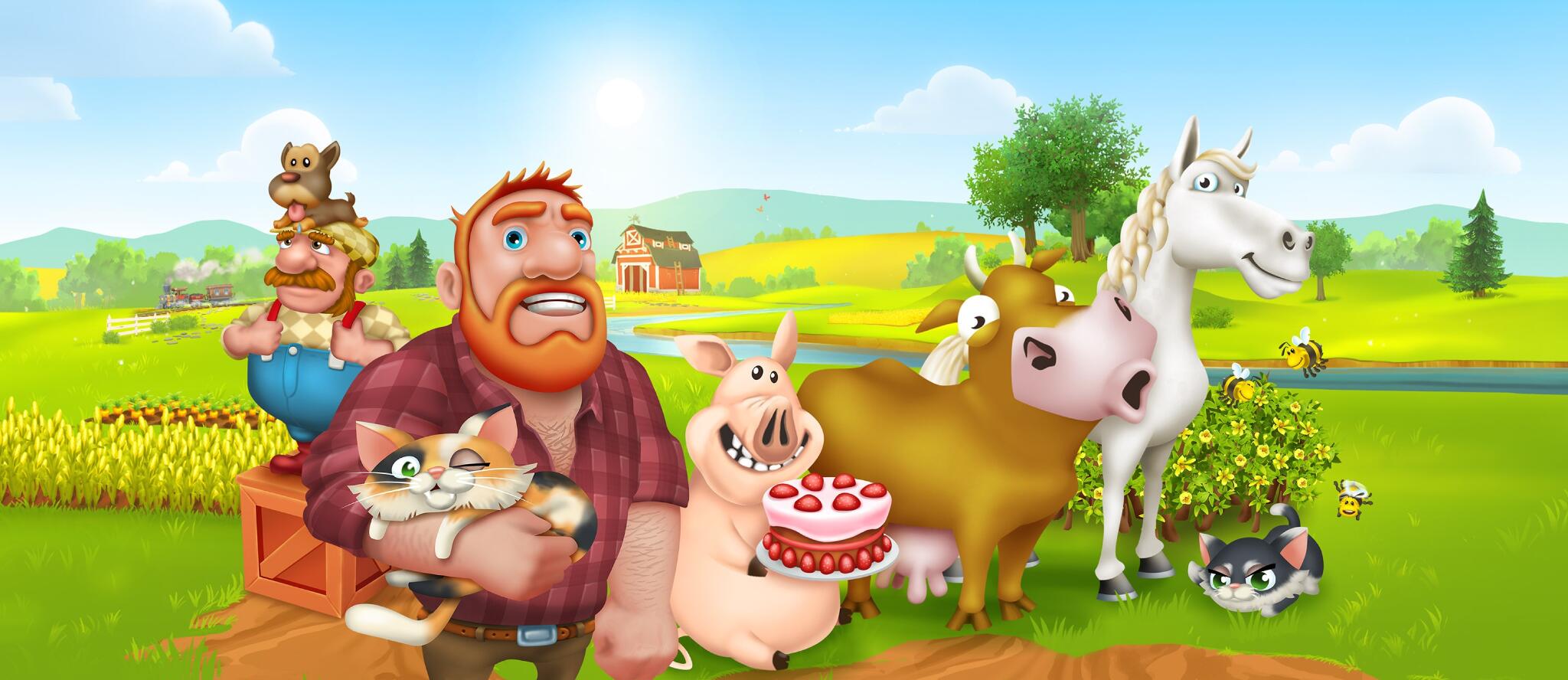 Discovery splash banner for HayDay 🍀 Discord server