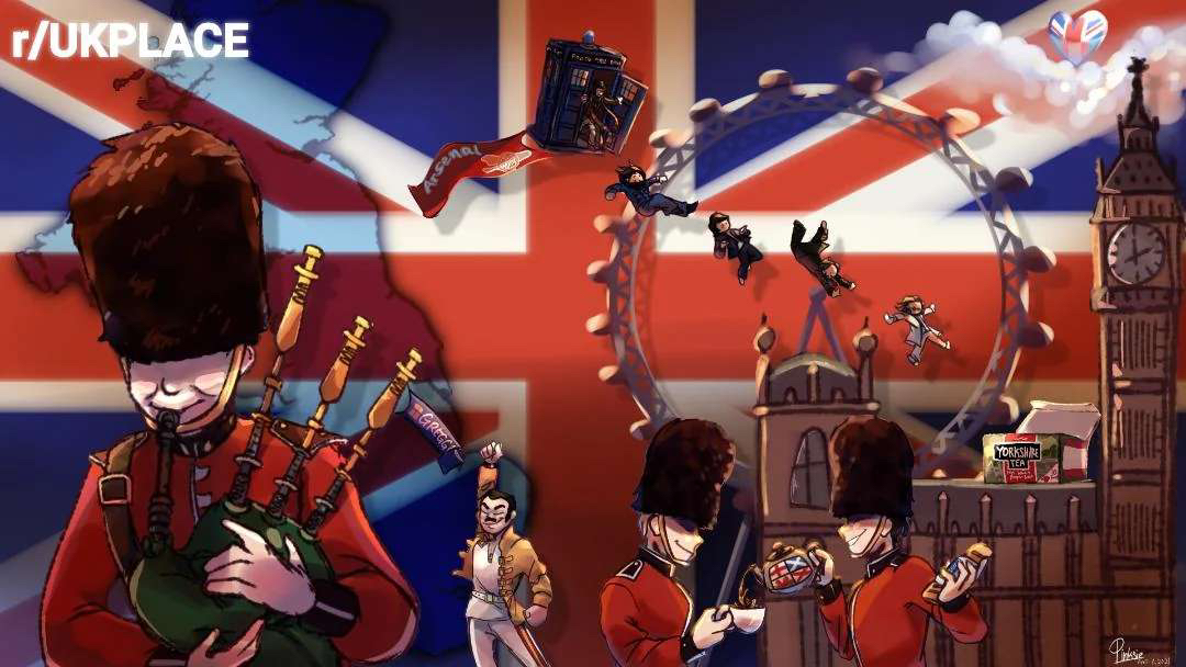 Discovery splash banner for UK place Discord server