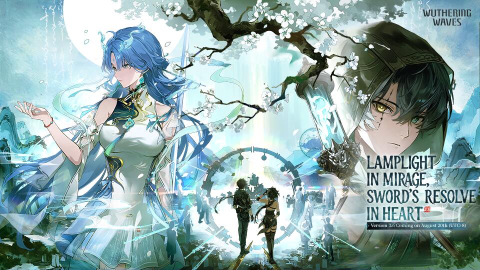 Discovery splash banner for Wuthering Waves Official Discord server