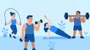 Discovery splash banner for Fitness Friends Discord server