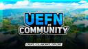 Discovery splash banner for UEFN Hub Discord server