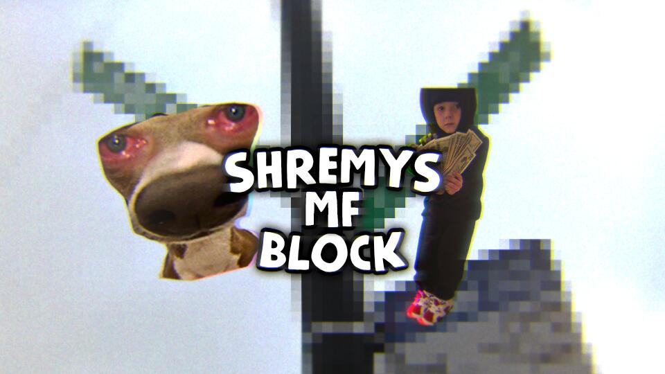 Discovery splash banner for Shremy's MF Block Discord server