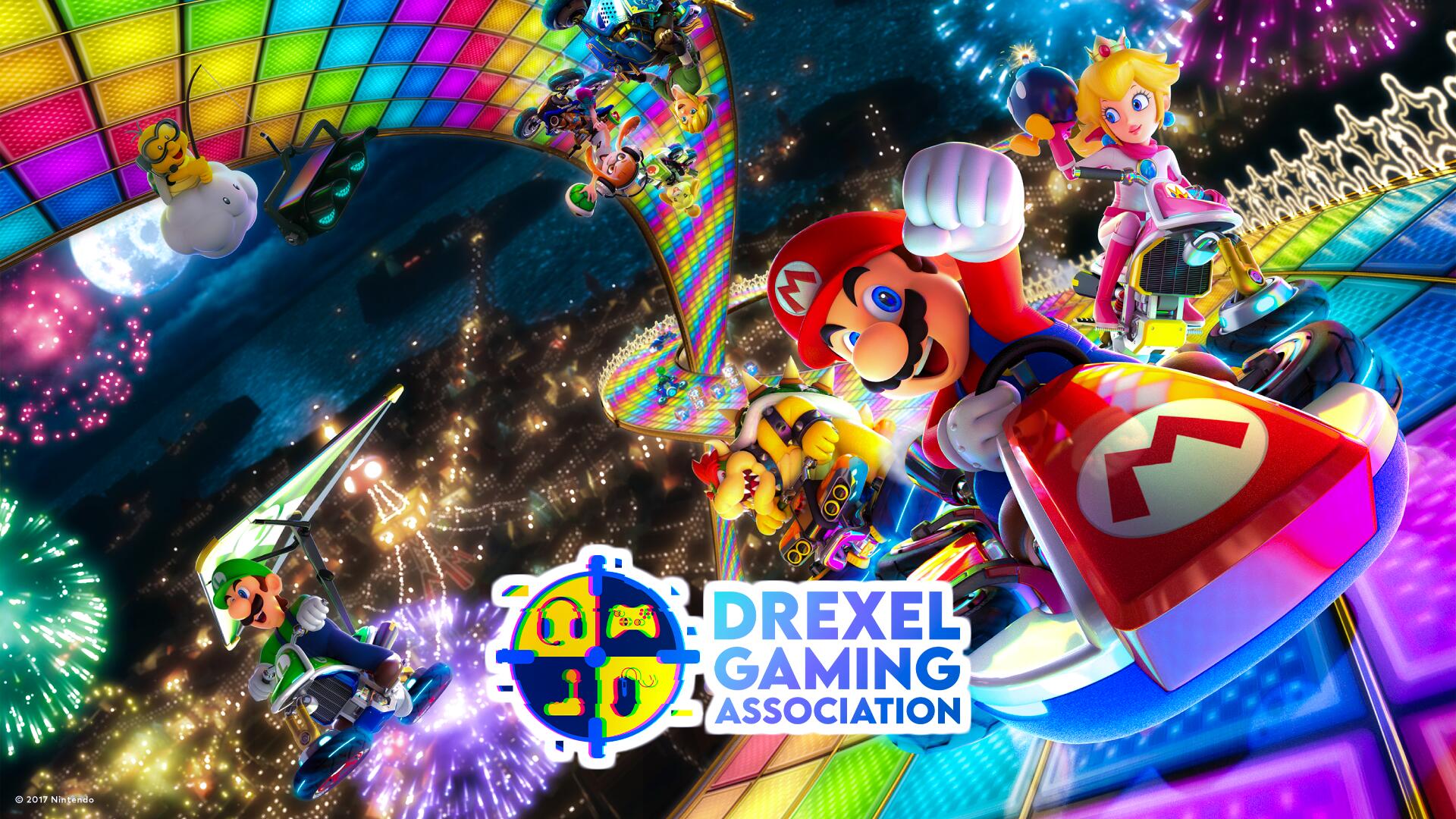 Discovery splash banner for Drexel Gaming Association Discord server