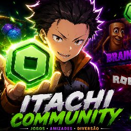 Discovery icon for ItachiCommunity 🇧🇷 | Roblox • Blox Fruits 🌊 Discord server